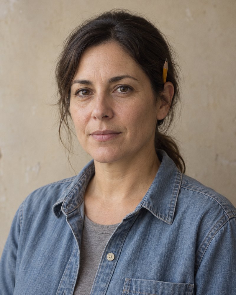 Retrato de Celia Neri. Ilustración.