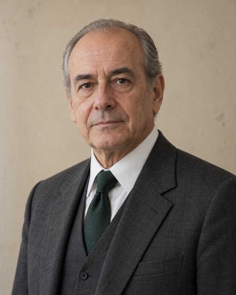 Retrato de Octavio Leal. Ilustración.