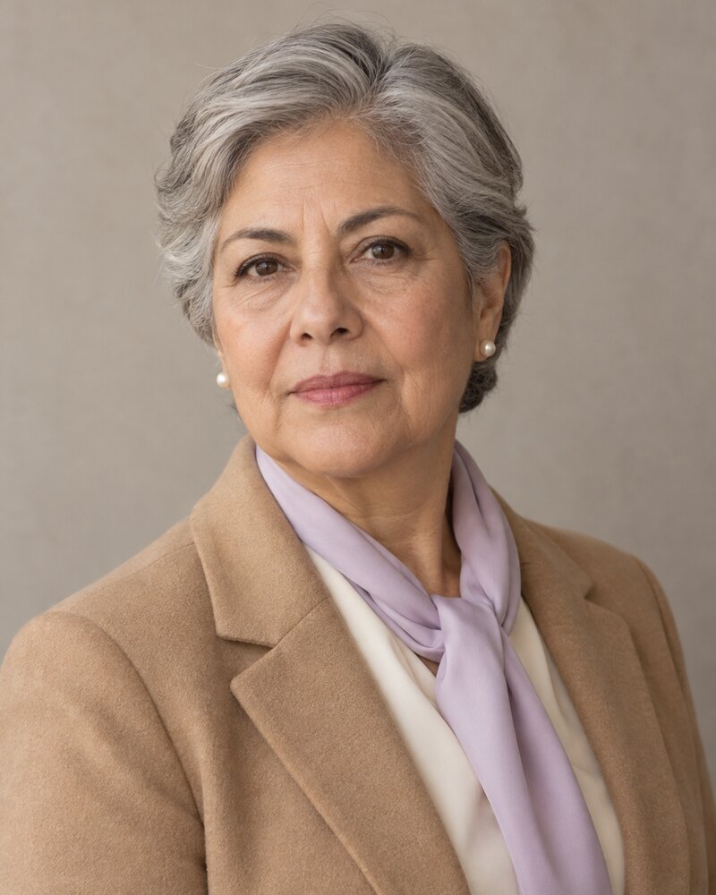 Retrato de Clara Funes. Ilustración.