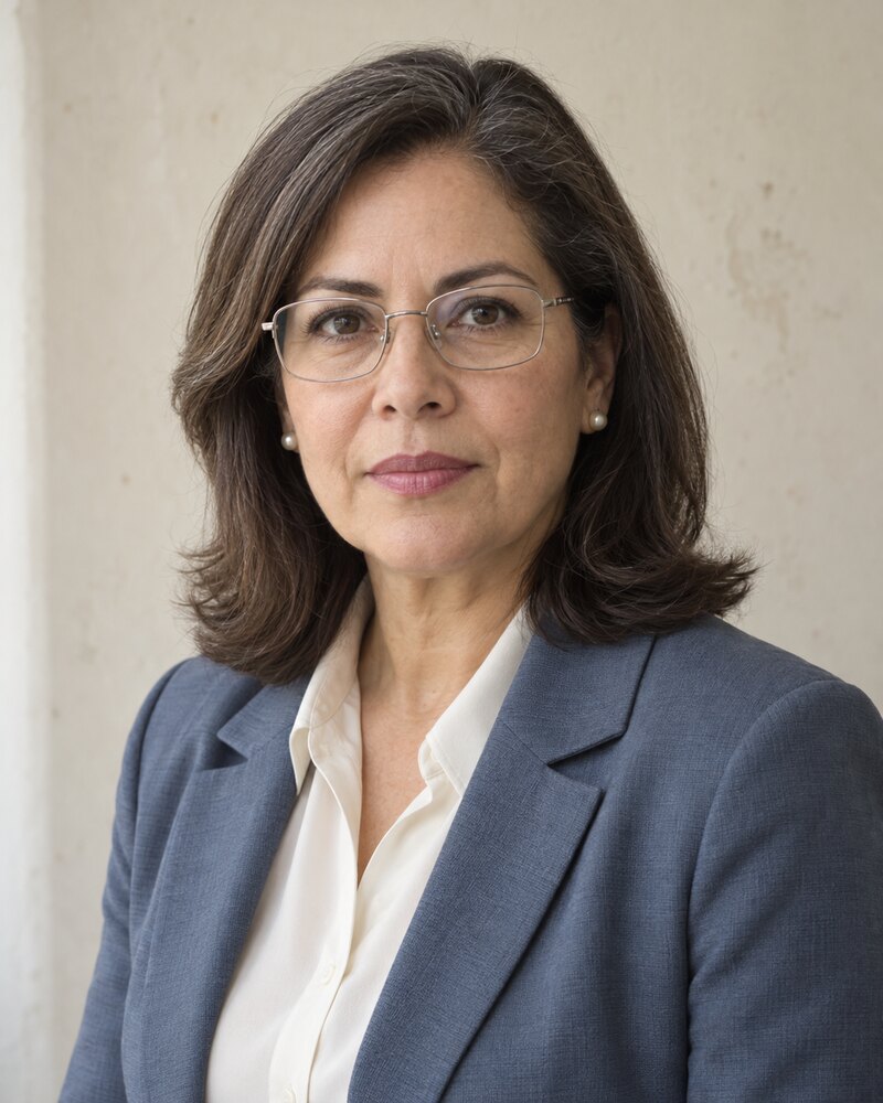 Retrato de Mara Beltrán. Ilustración.