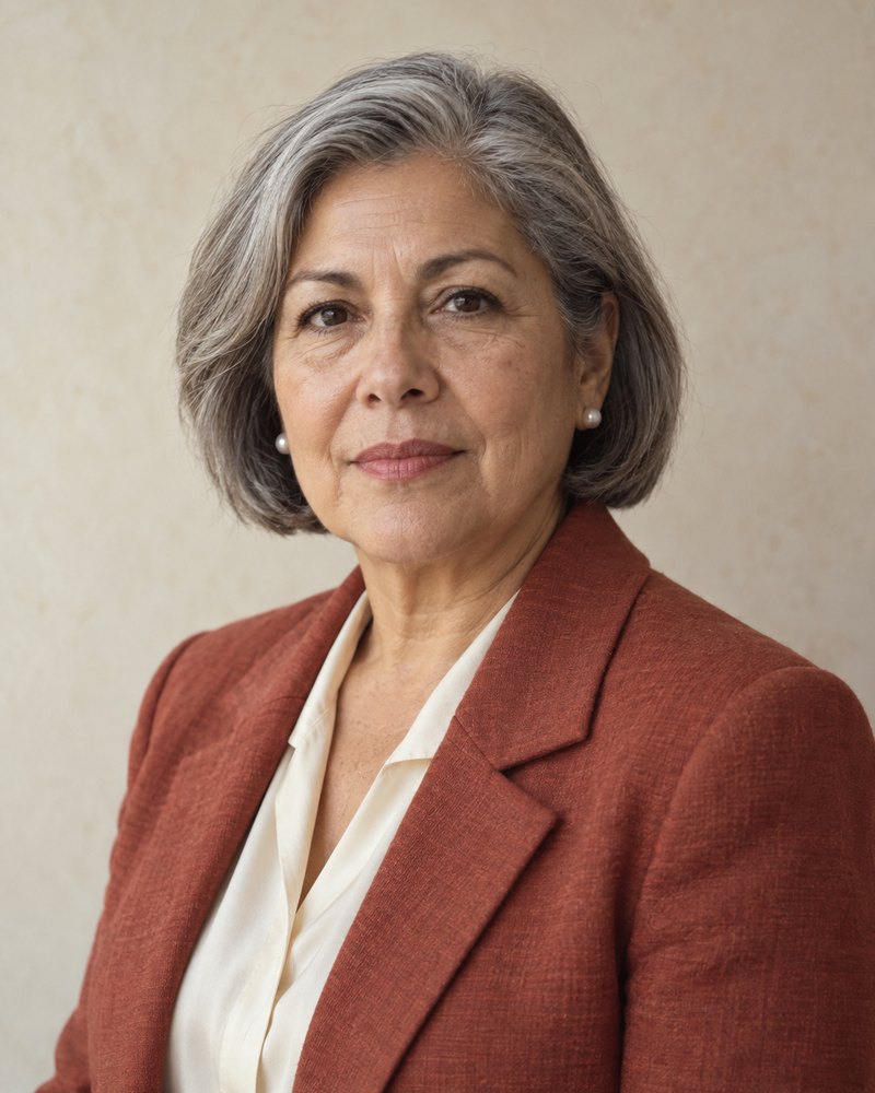 Retrato de Delia Ávila. Ilustración.