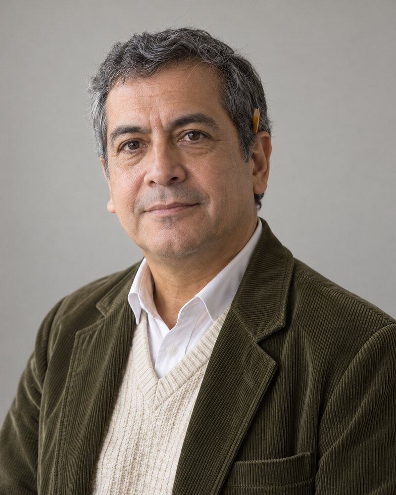 Retrato de Darío Paz. Ilustración.