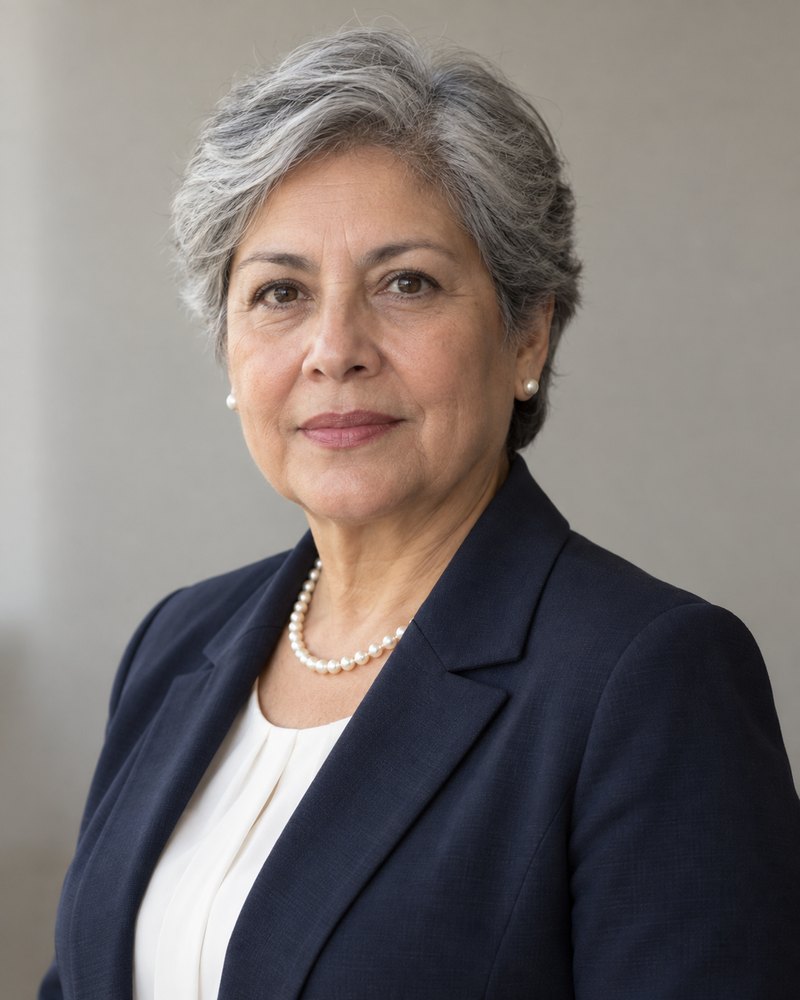 Retrato de Inés Prado. Ilustración.