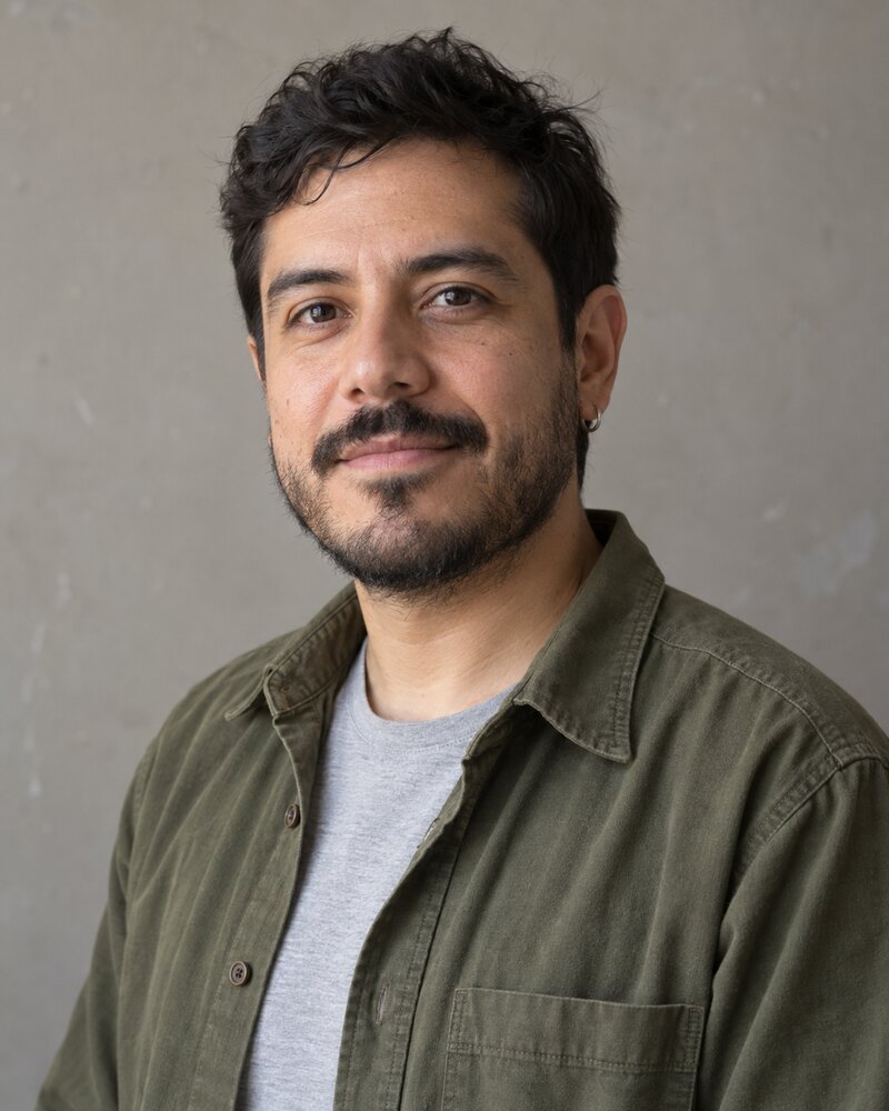 Retrato de Gabriel Ruiz. Ilustración.
