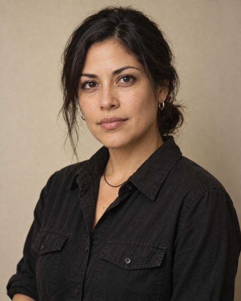 Retrato de Ada Lozano. Ilustración.