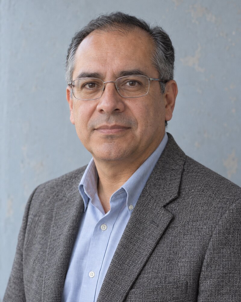 Retrato de Leandro Mena. Ilustración.