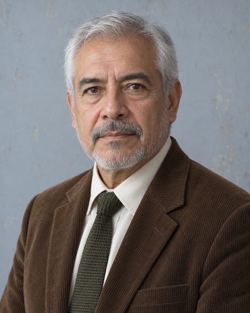 Retrato de Simón Vera. Ilustración.