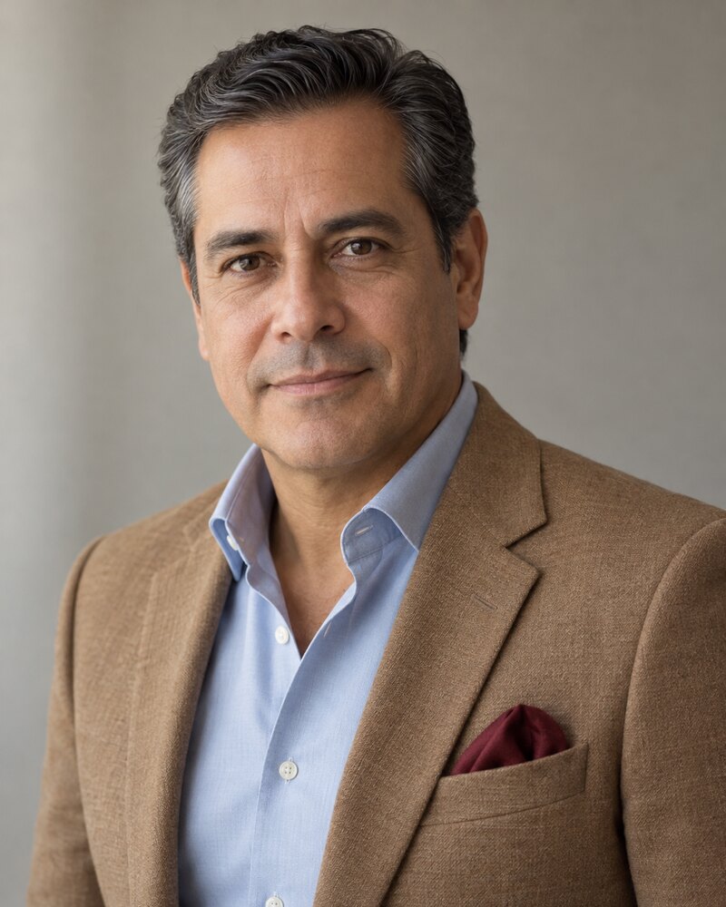 Retrato de Bruno Estrada. Ilustración.