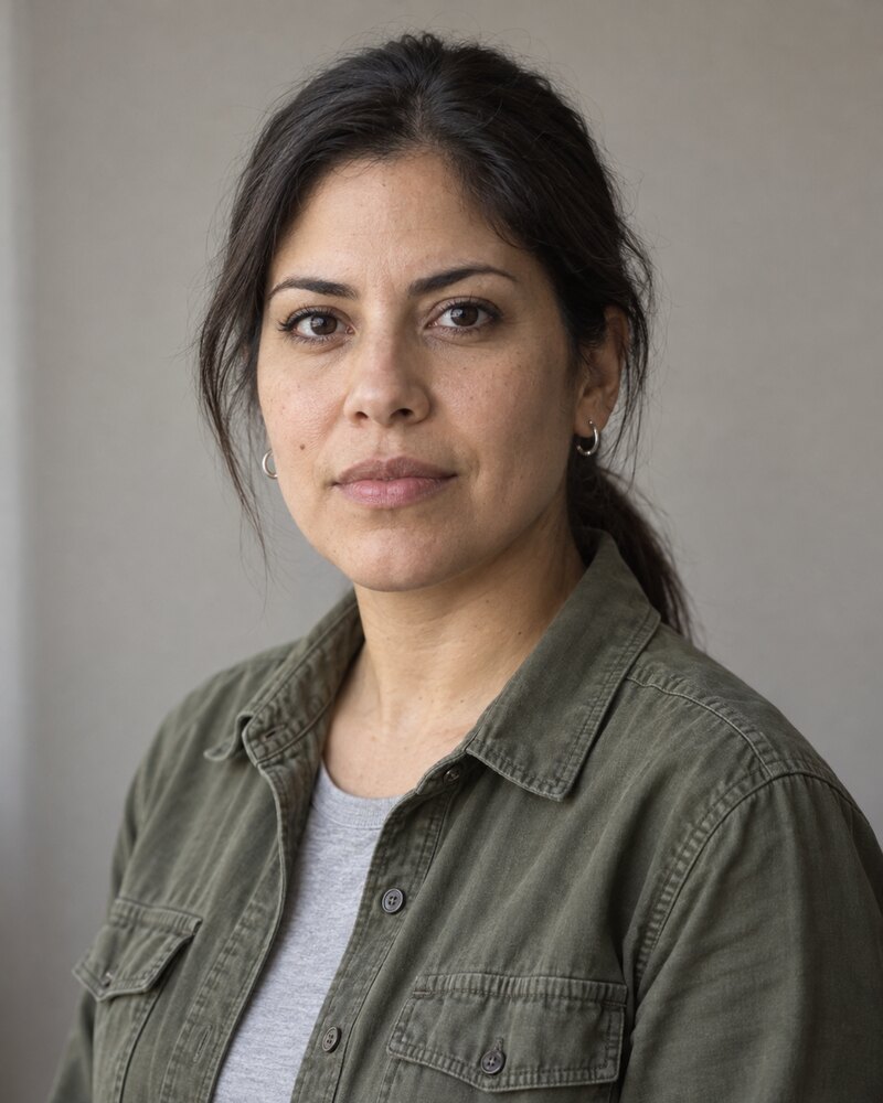 Retrato de Nora Beltrán. Ilustración.