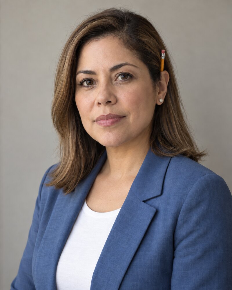 Retrato de Lidia Fuentes. Ilustración.